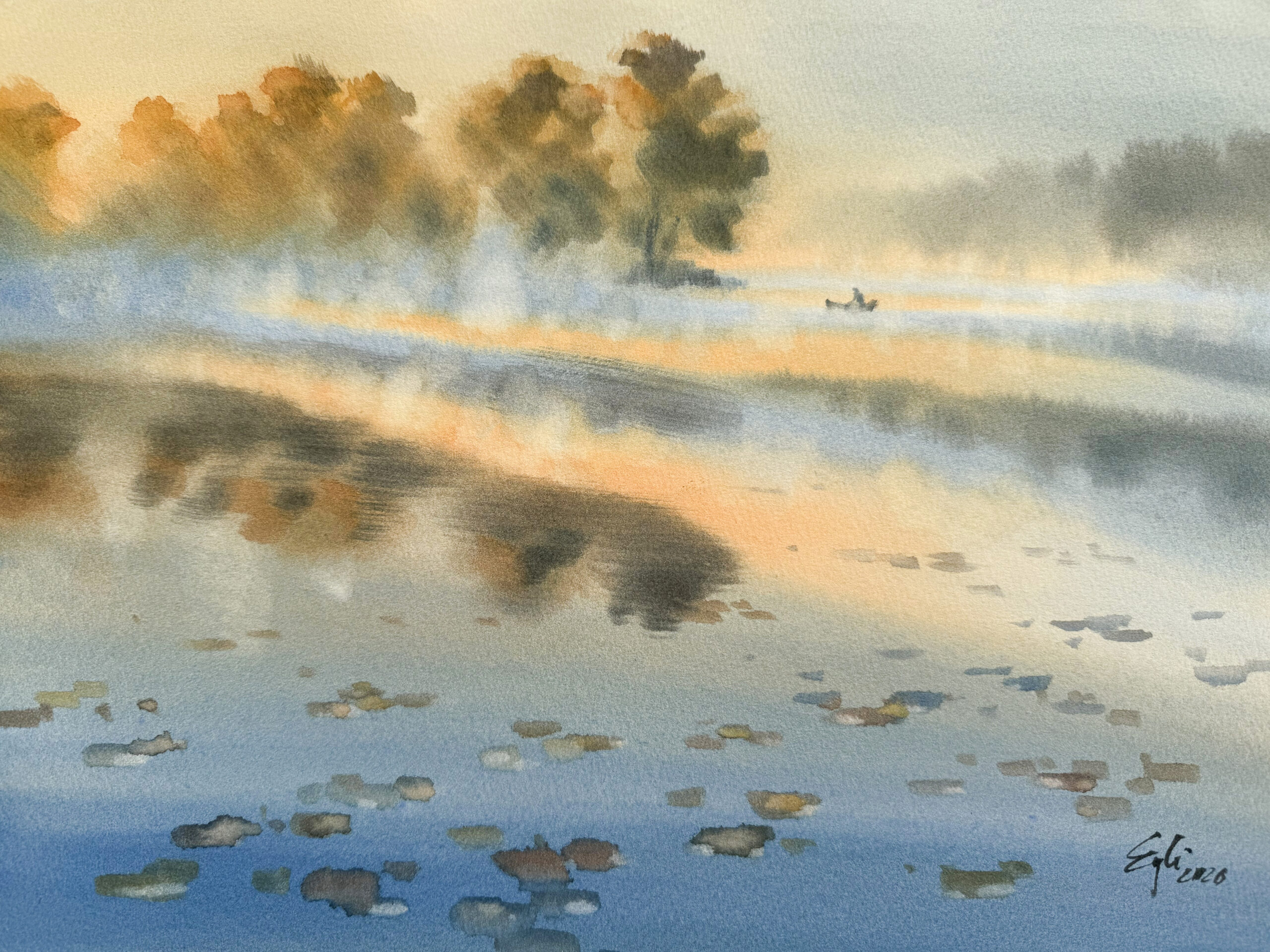 I 3 Morning mist_watercolor