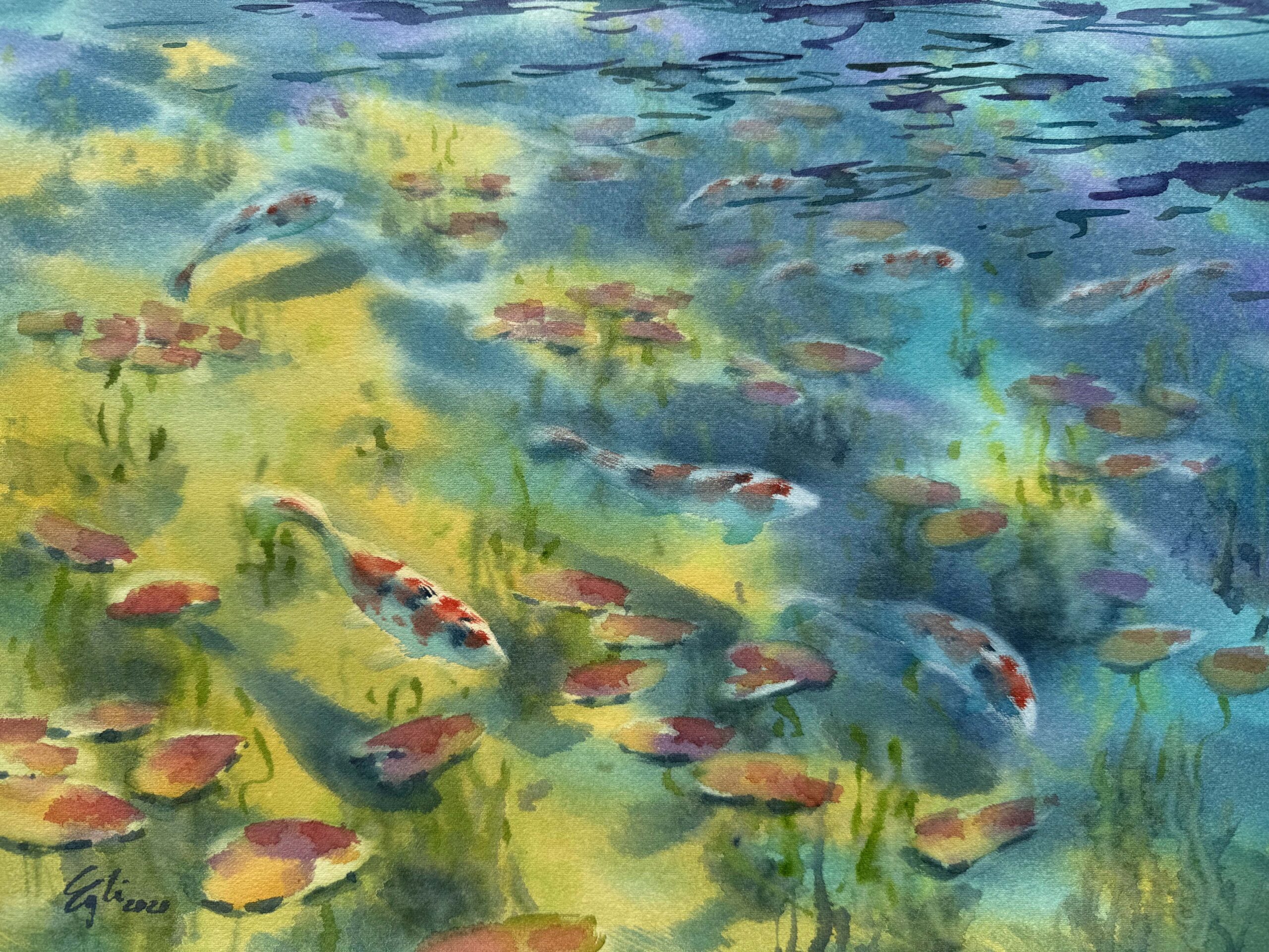 II 5 Monet tvenkinys_akvarele